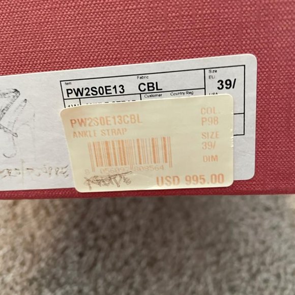 Valentino Rock Studded Ankle Crisscross Heels - Picture 12 of 12